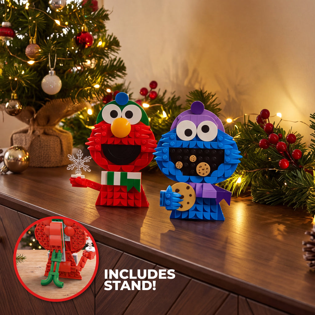 2 Pack Cookie and Elmo Decorations