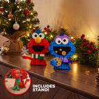 2 Pack Cookie and Elmo Decorations
