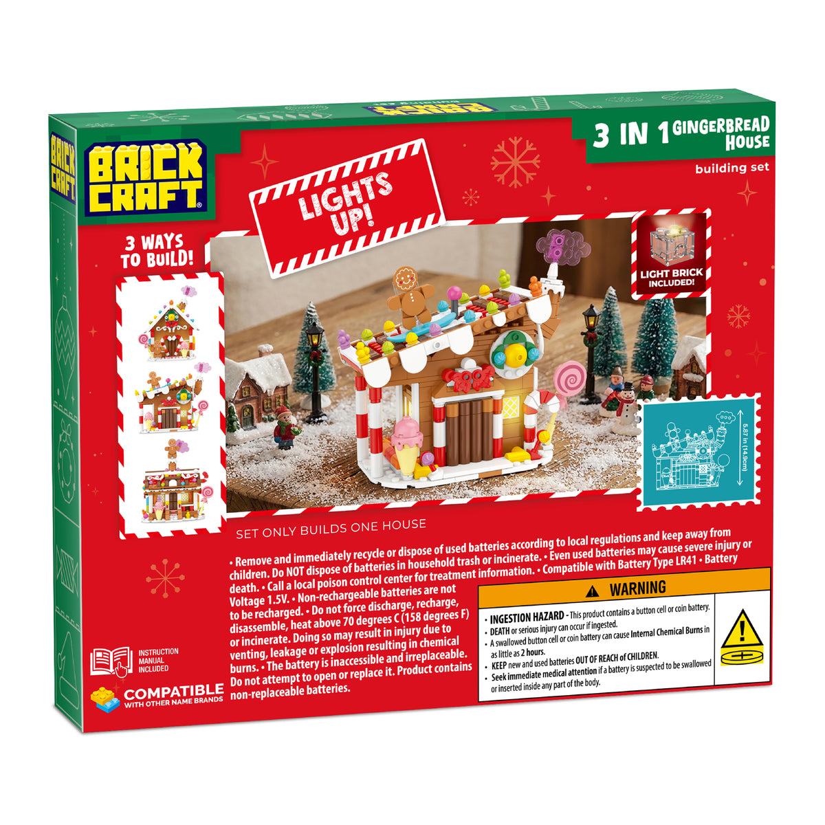 3 in 1 Gingerbread House