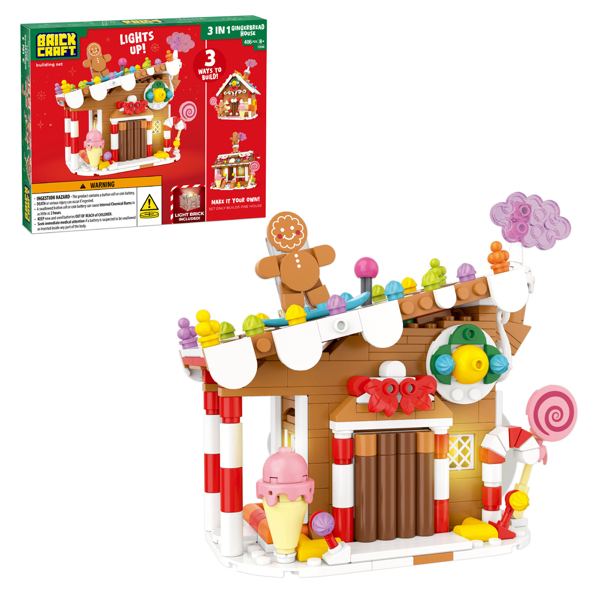 3 in 1 Gingerbread House