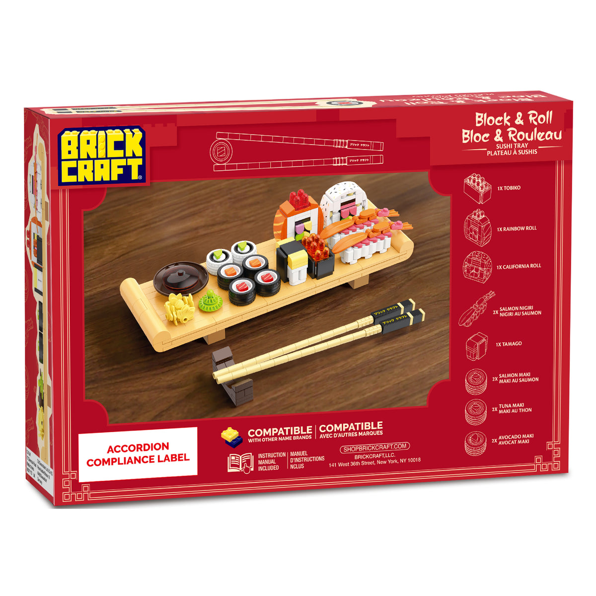 Block & Roll Sushi Tray