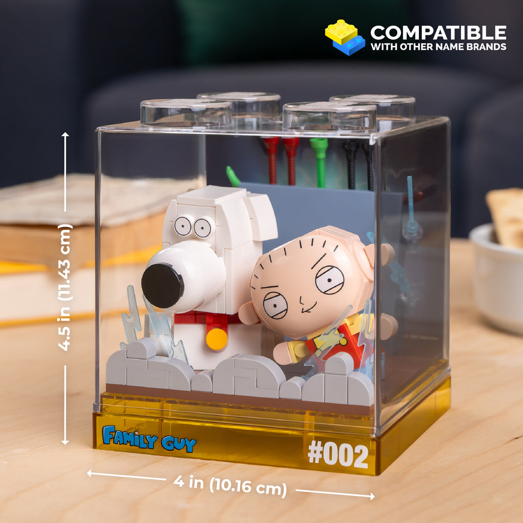 Brain Craft Kit Brickcraft x Family Guy Stewie and Brian Box! Collectors Kit - #002