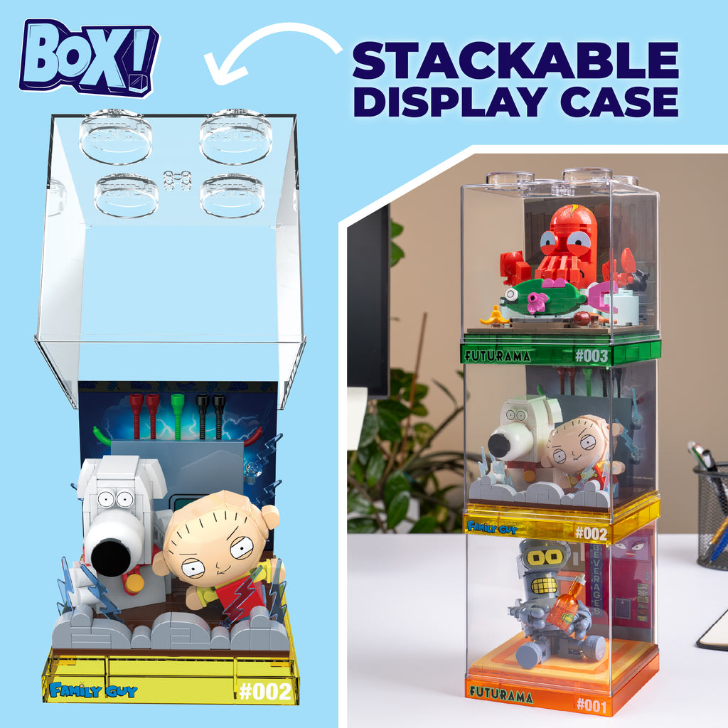 Brain Craft Kit Brickcraft x Family Guy Stewie and Brian Box! Collectors Kit - #002