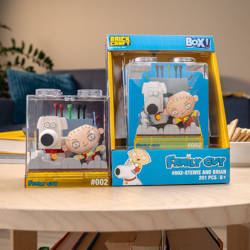 Brain Craft Kit Brickcraft x Family Guy Stewie and Brian Box! Collectors Kit - #002