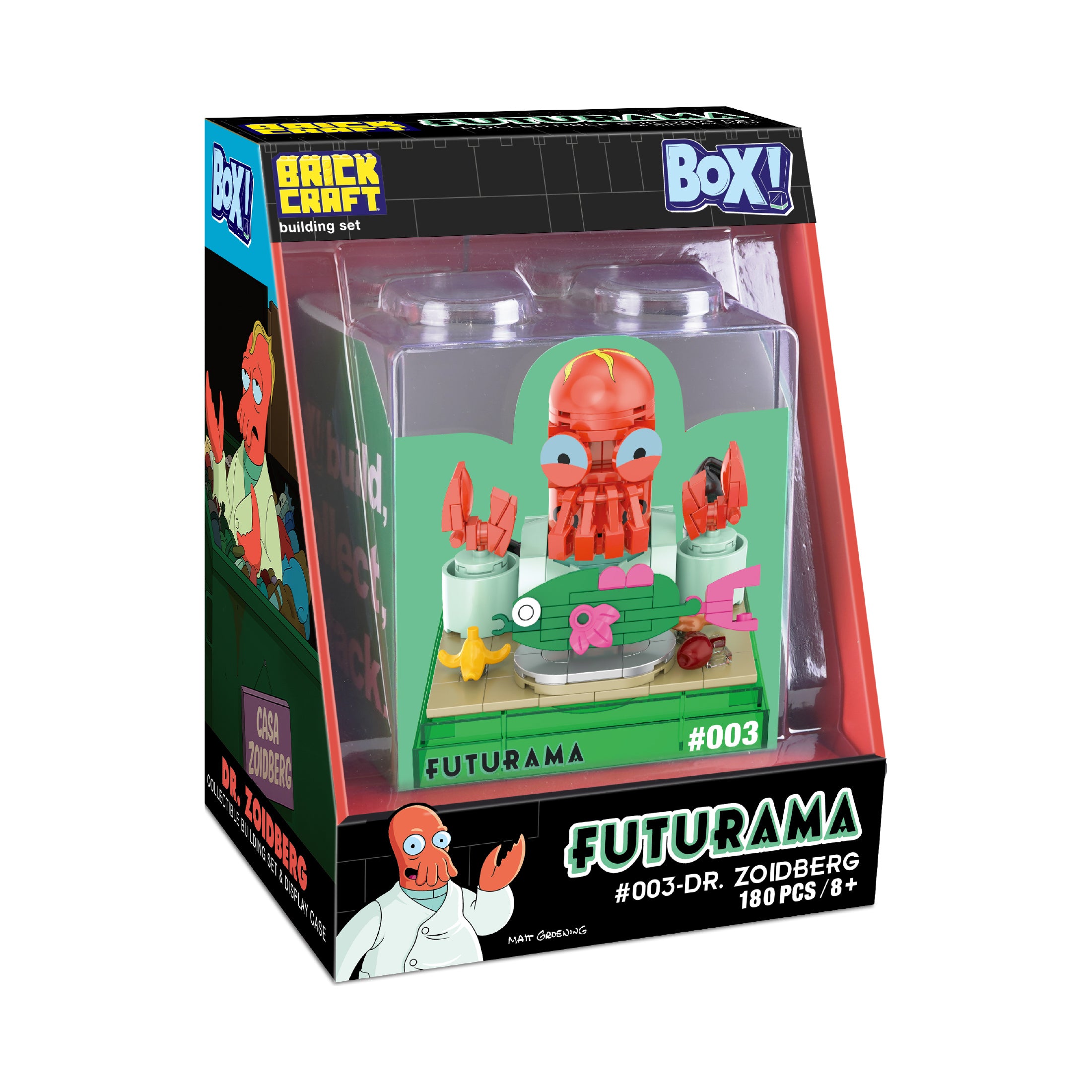 Brickcraft x Futurama Dr. Zoidberg Box! Collectors Kit – #003