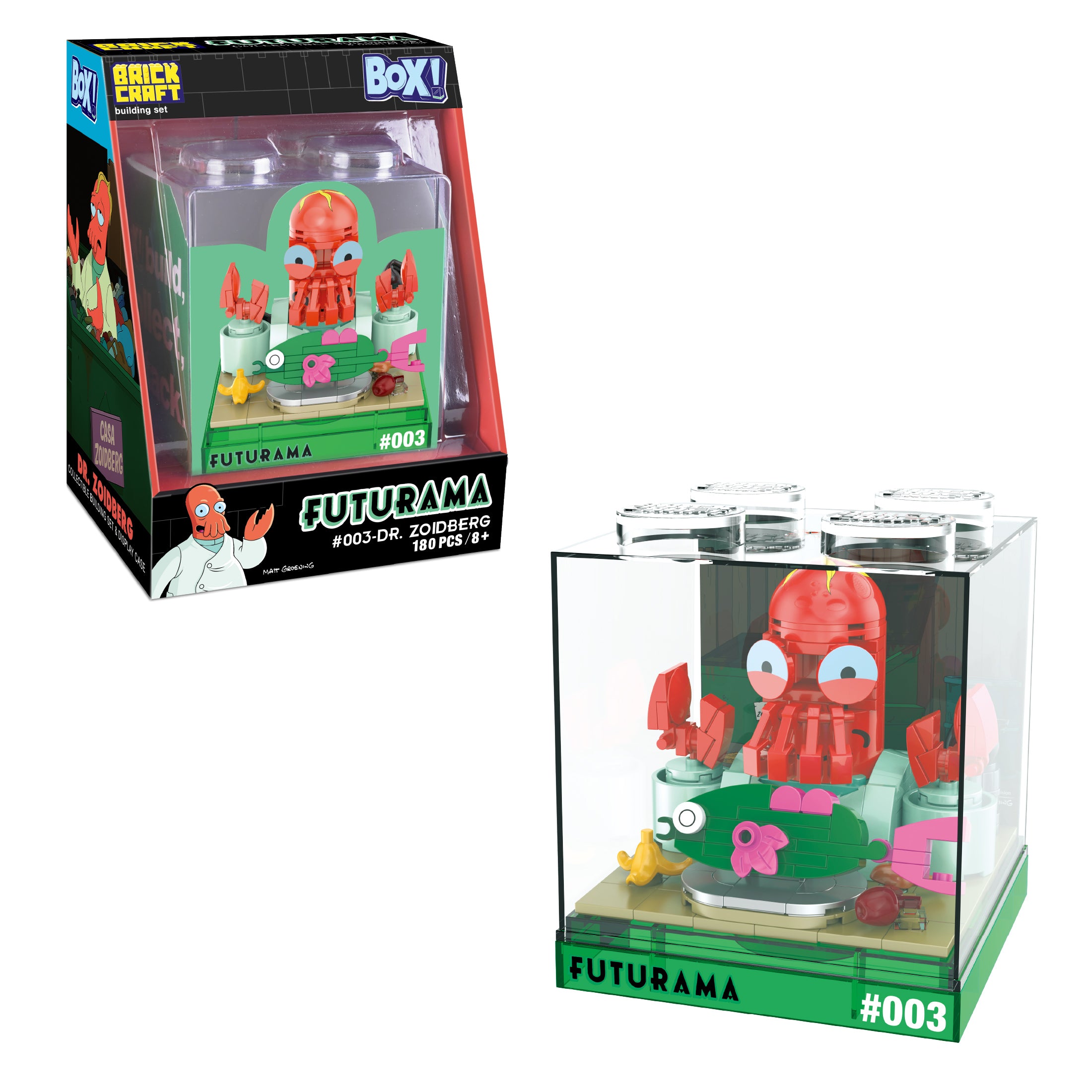 Brickcraft x Futurama Dr. Zoidberg Box! Collectors Kit – #003