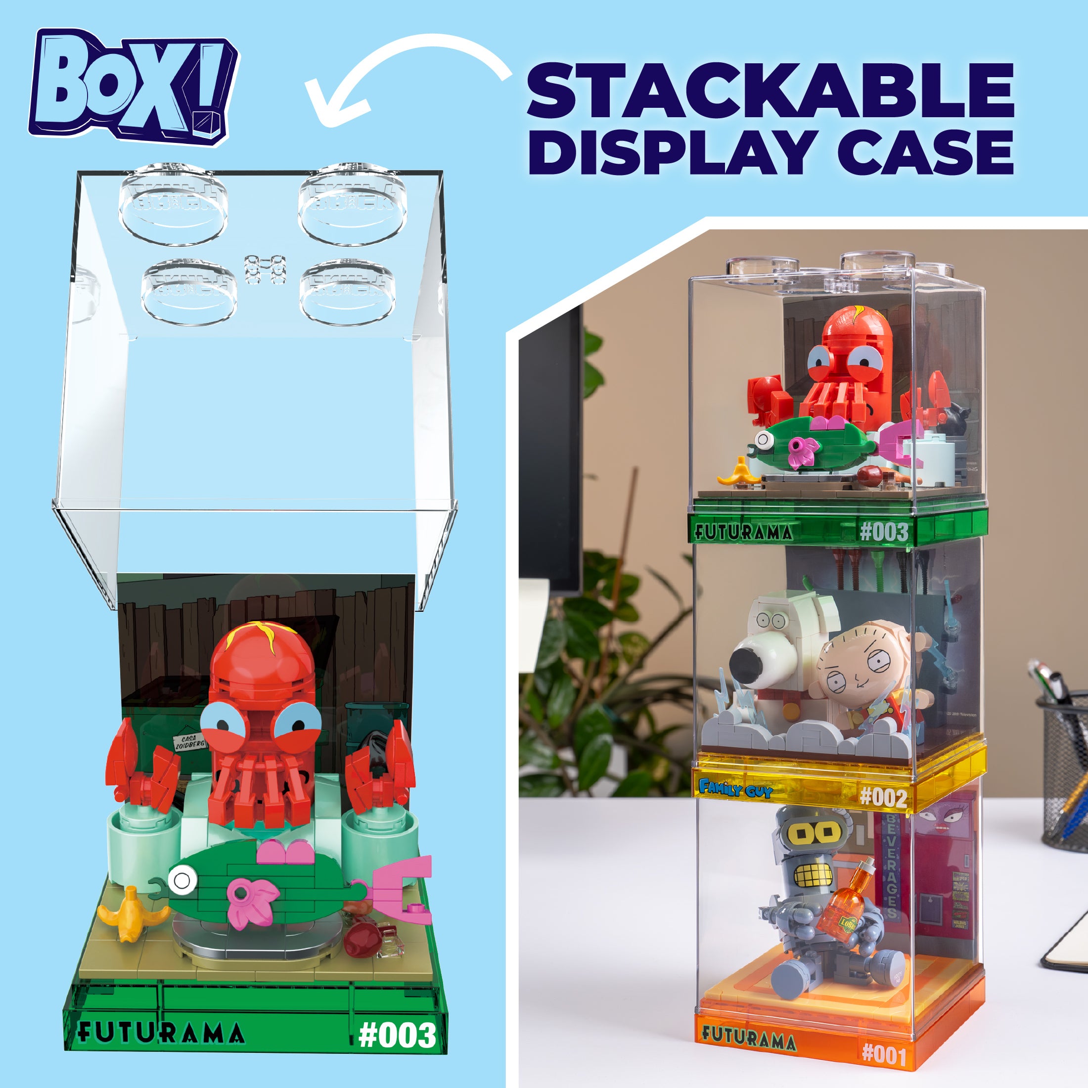 PLANET フード 2kg 4袋　おもちゃ付き　未開封❗️ バラ売りOKです Brickcraft x Futurama Dr. Zoidberg Box! Collectors Kit – #003