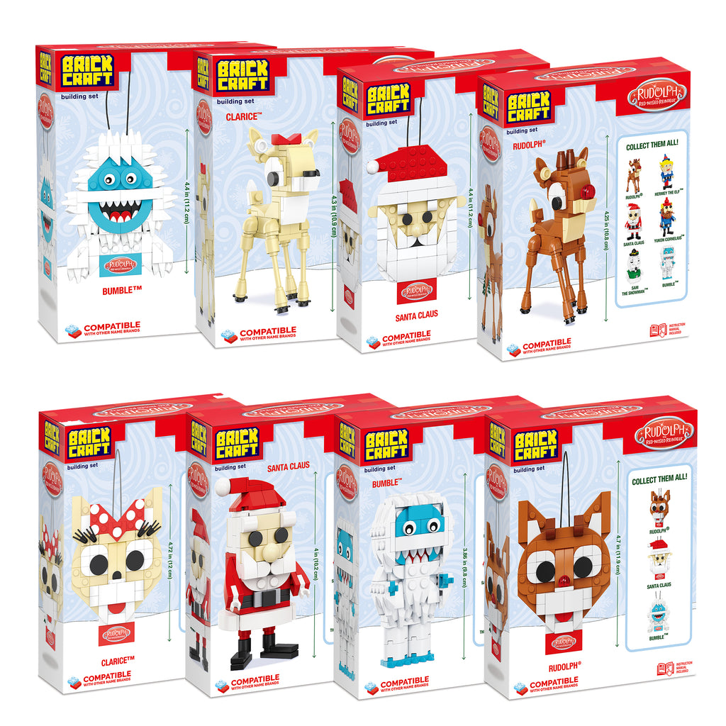 Brick Rudolph Brickcraft Rudolph & Friends Ultimate Bundle Building Set - 661 Pieces