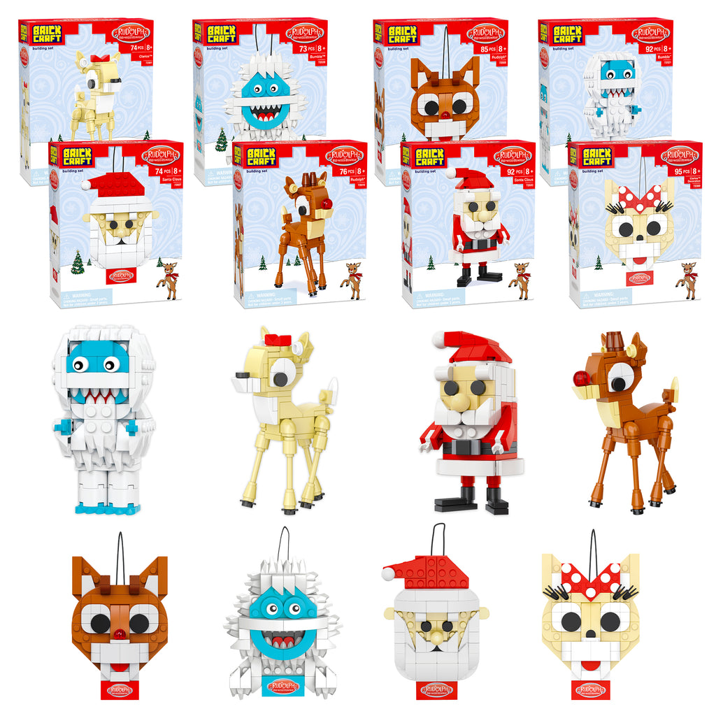 Brick Rudolph Brickcraft Rudolph & Friends Ultimate Bundle Building Set - 661 Pieces