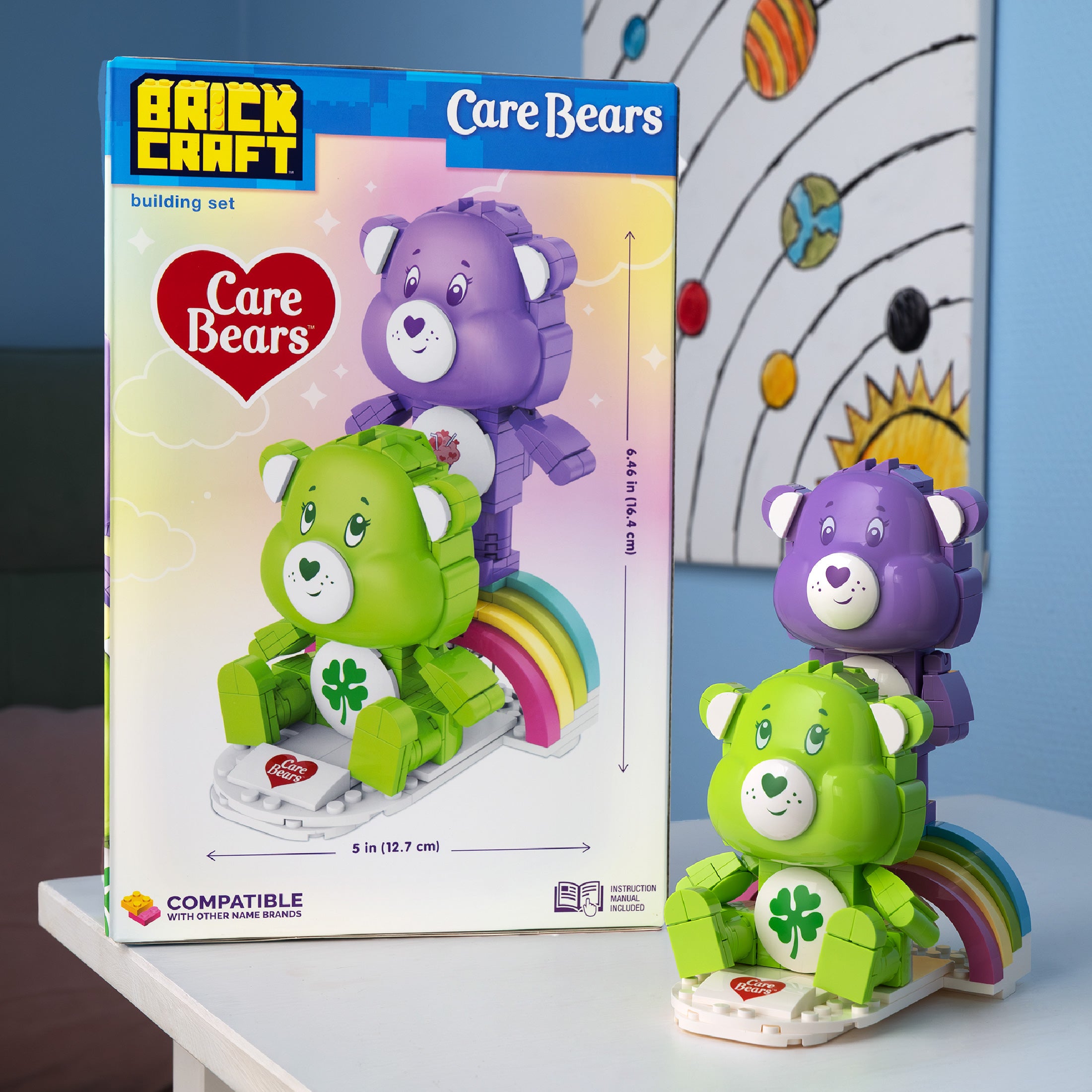 Brickcraft x Care Bears 4-Pack Bundle Brick Kit - 672 Pieces Brickcraft x Care Bears 4-Pack Bundle Brick Kit - 672 Pieces
