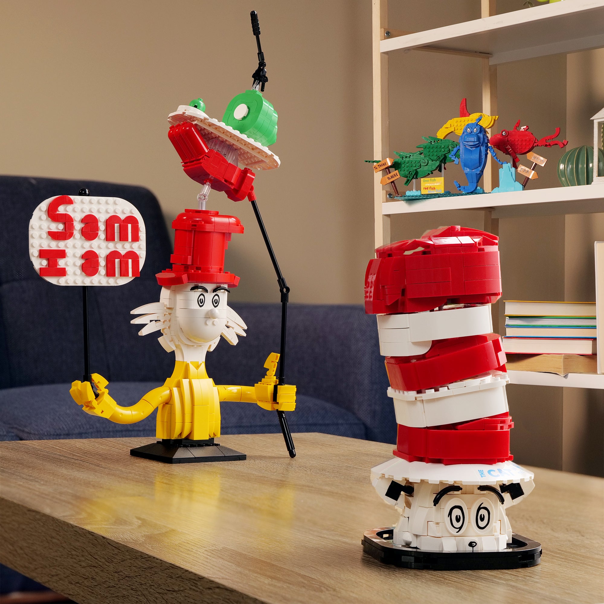 Brickcraft Dr. Seuss Building Kit Bundle – Sam I Am, Cat in the