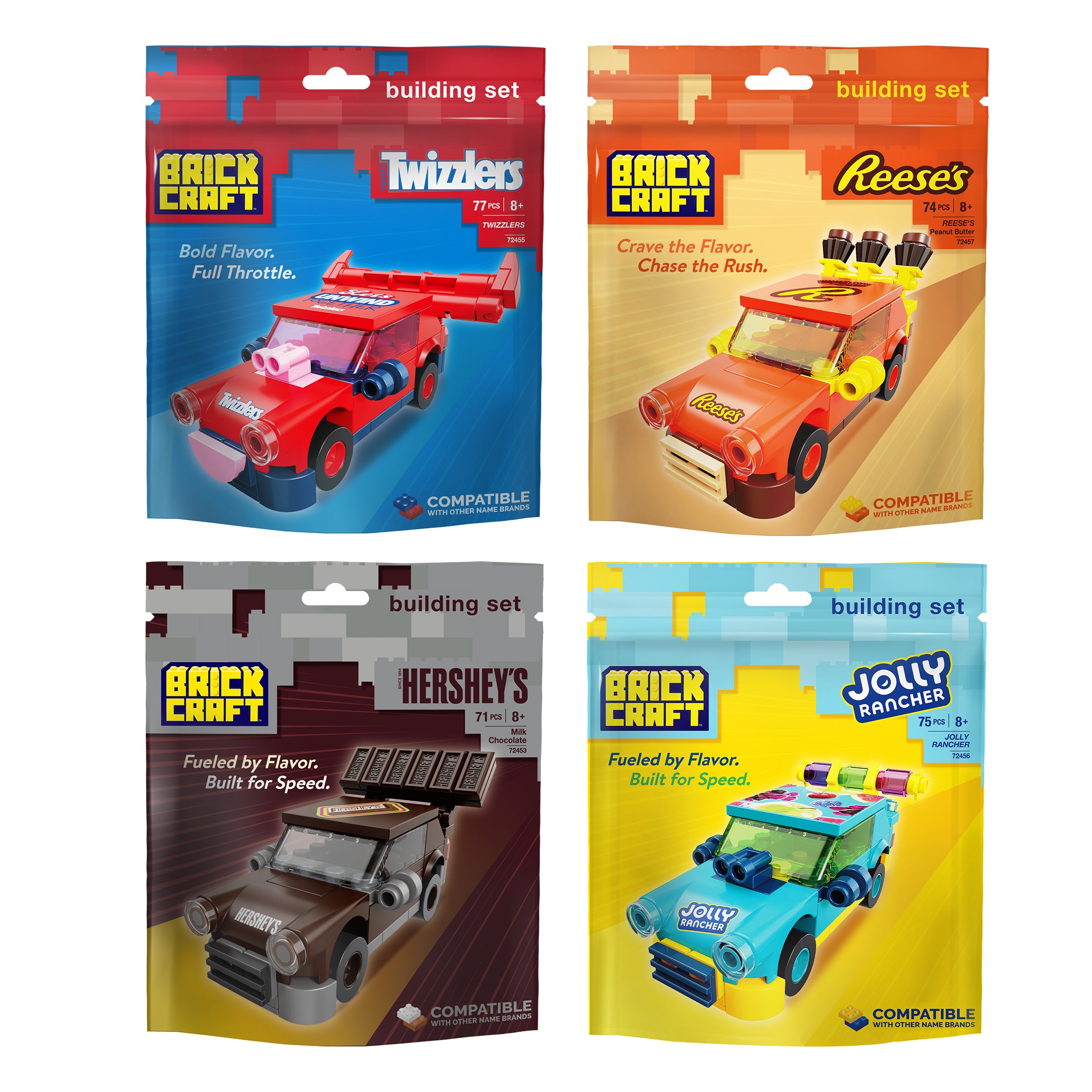 Brickcraft HERSHEY'S Racers Brick Building Bundle!
