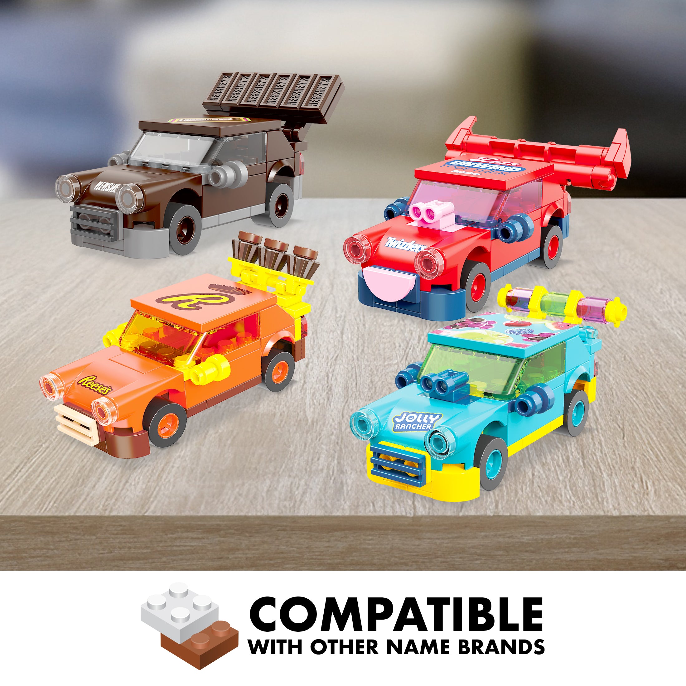 Brickcraft HERSHEY'S Racers Brick Building Bundle!