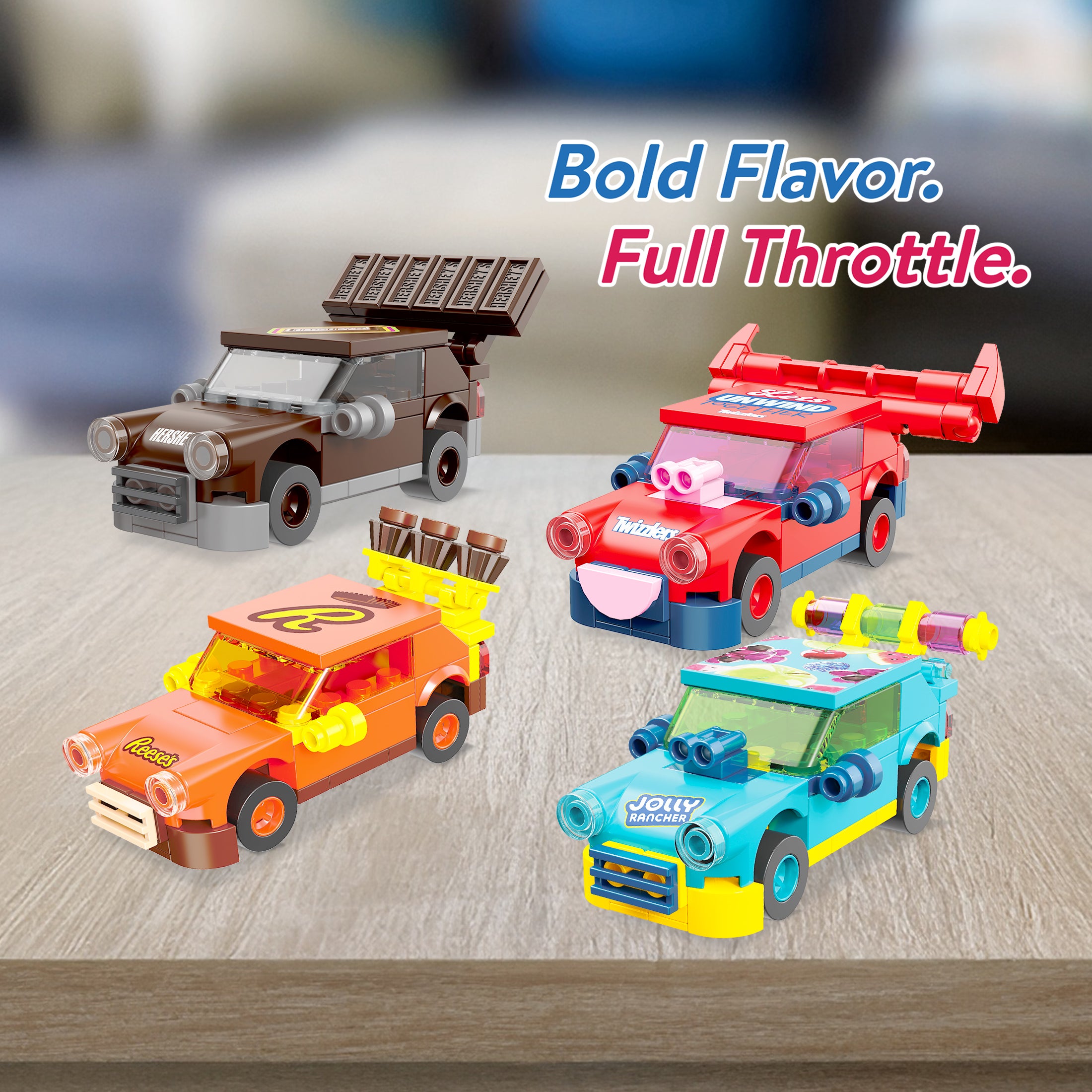 Brickcraft HERSHEY'S Racers Brick Building Bundle!