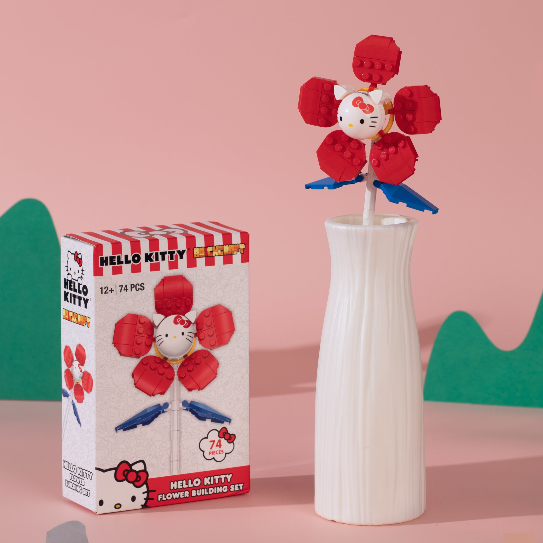 Brickcraft x Sanrio Hello Kitty Flower Brick Building Set – 74