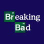 Breaking Bad logo with green and white text on a blue background