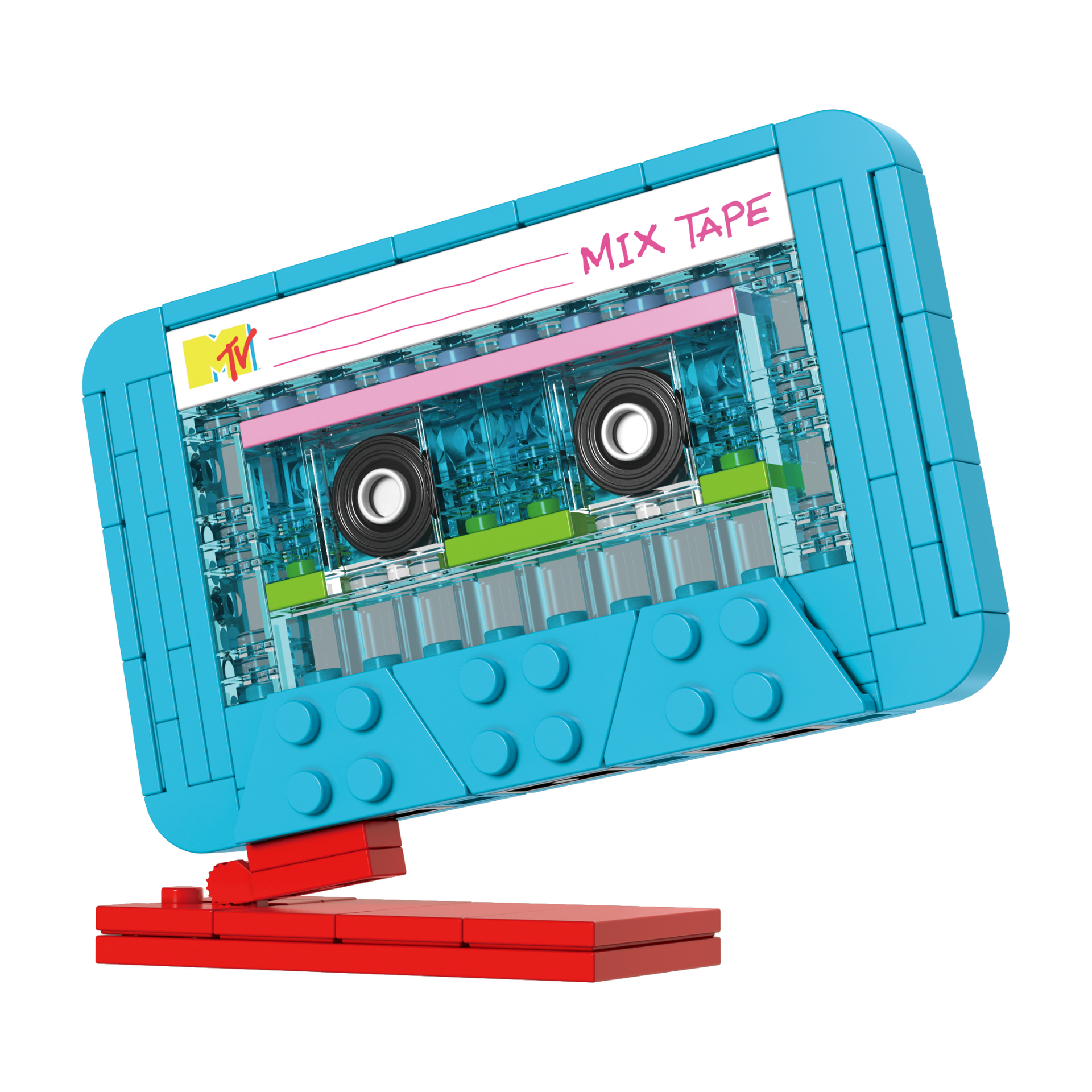 Brickcraft x MTV Cassette Brick Building Set – 96 Piece Kit