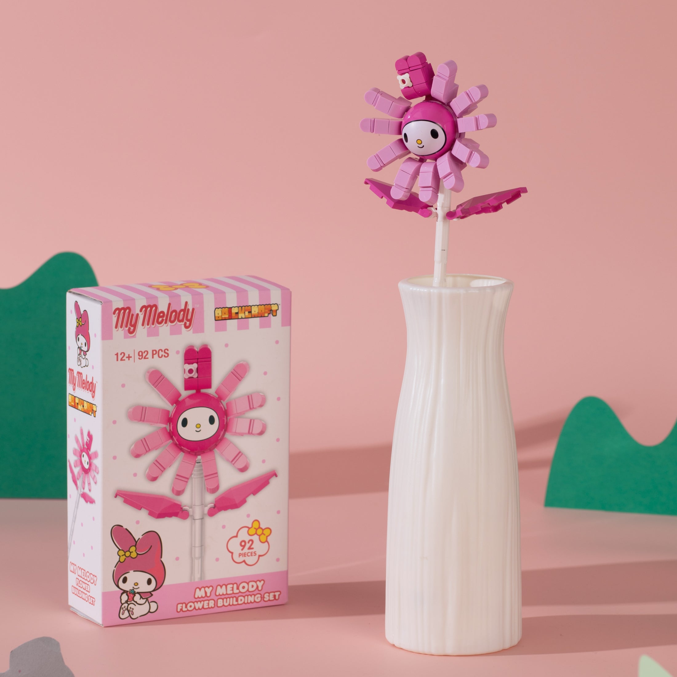 Brickcraft x Hello Kitty My Melody Flower Brick Building Set