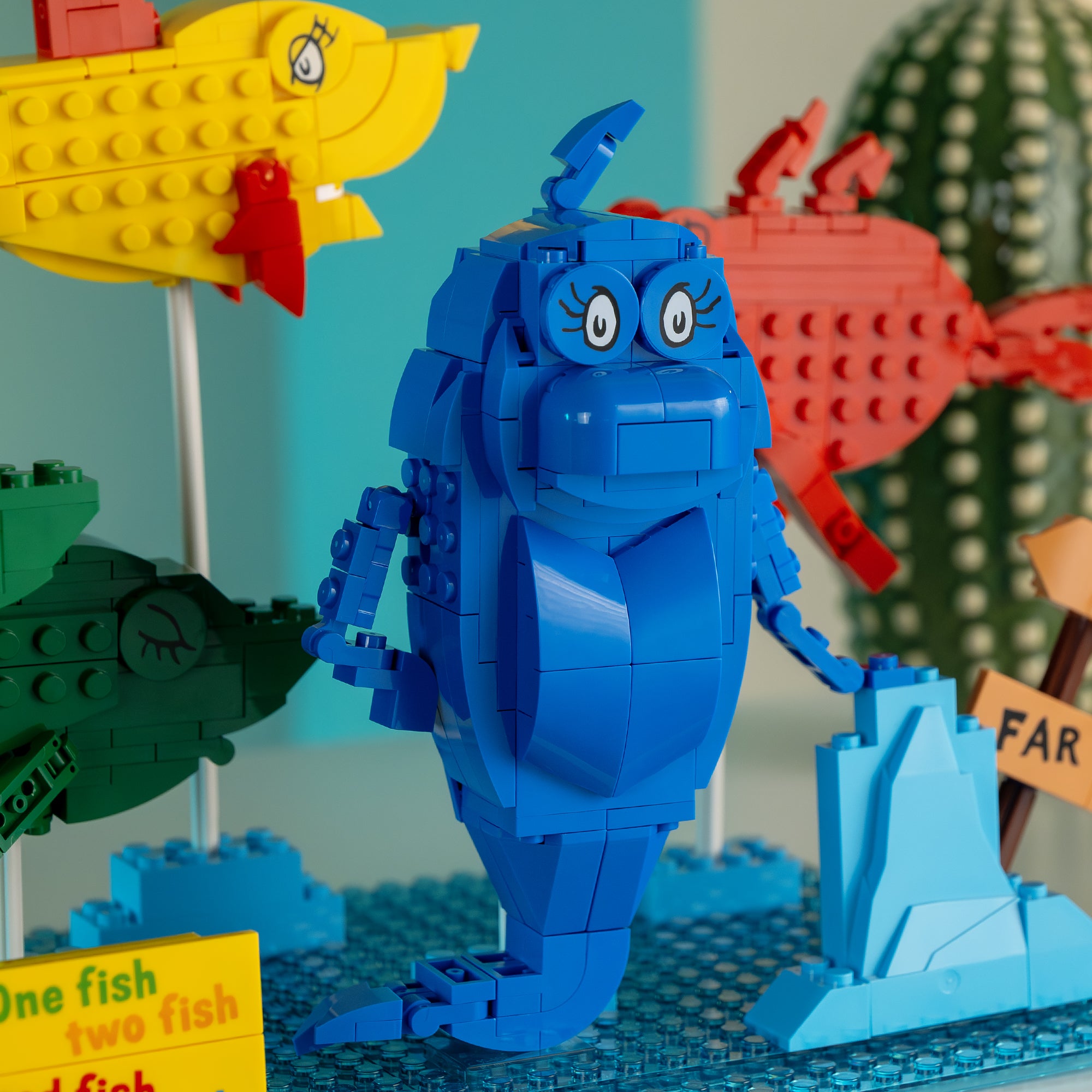 Brickcraft x Dr. Seuss One Fish Two Fish Brick Building Set