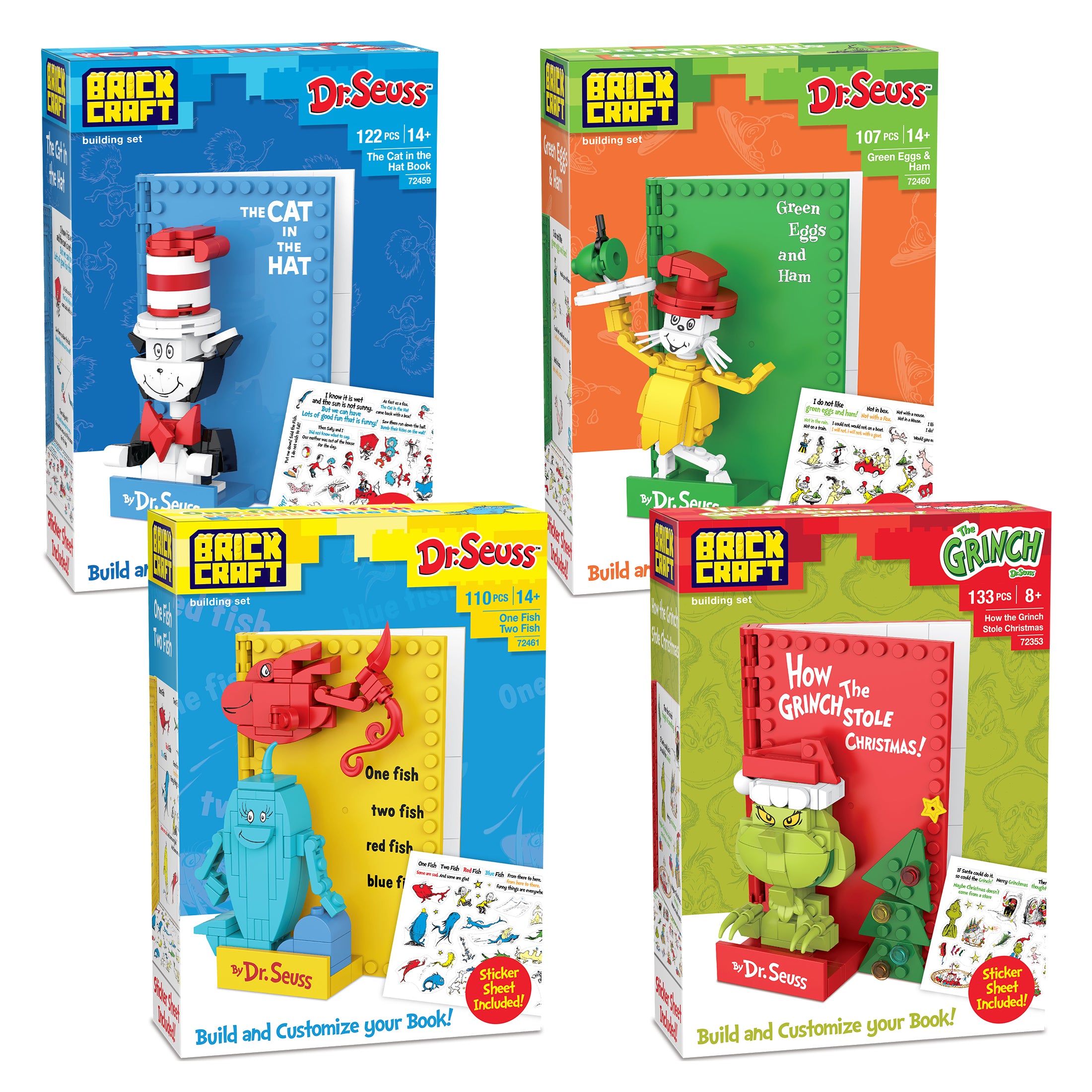 Brickcraft Dr. Seuss Storytime Brick Building Bundle!