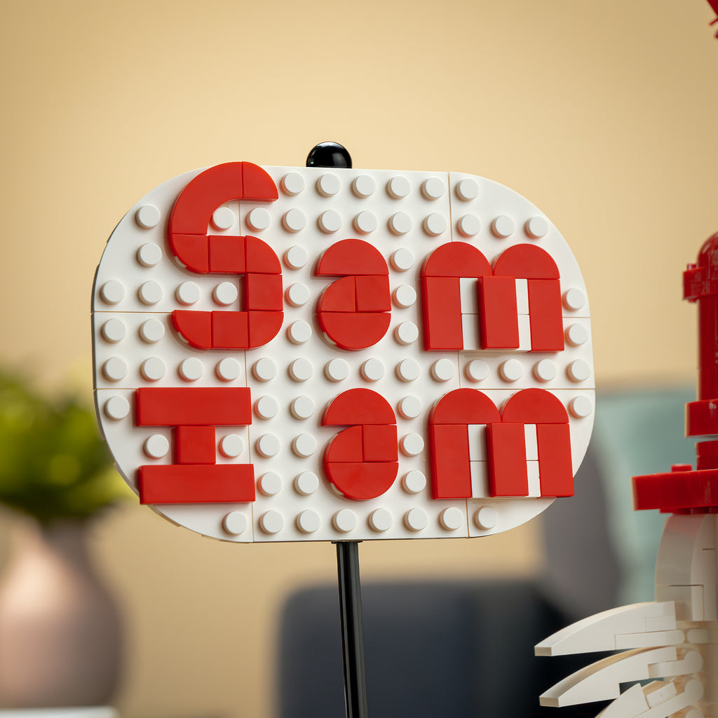 Sam Am Family Brickcraft x Dr. Seuss Sam I Am Brick Building Set – 637 Piece Kit