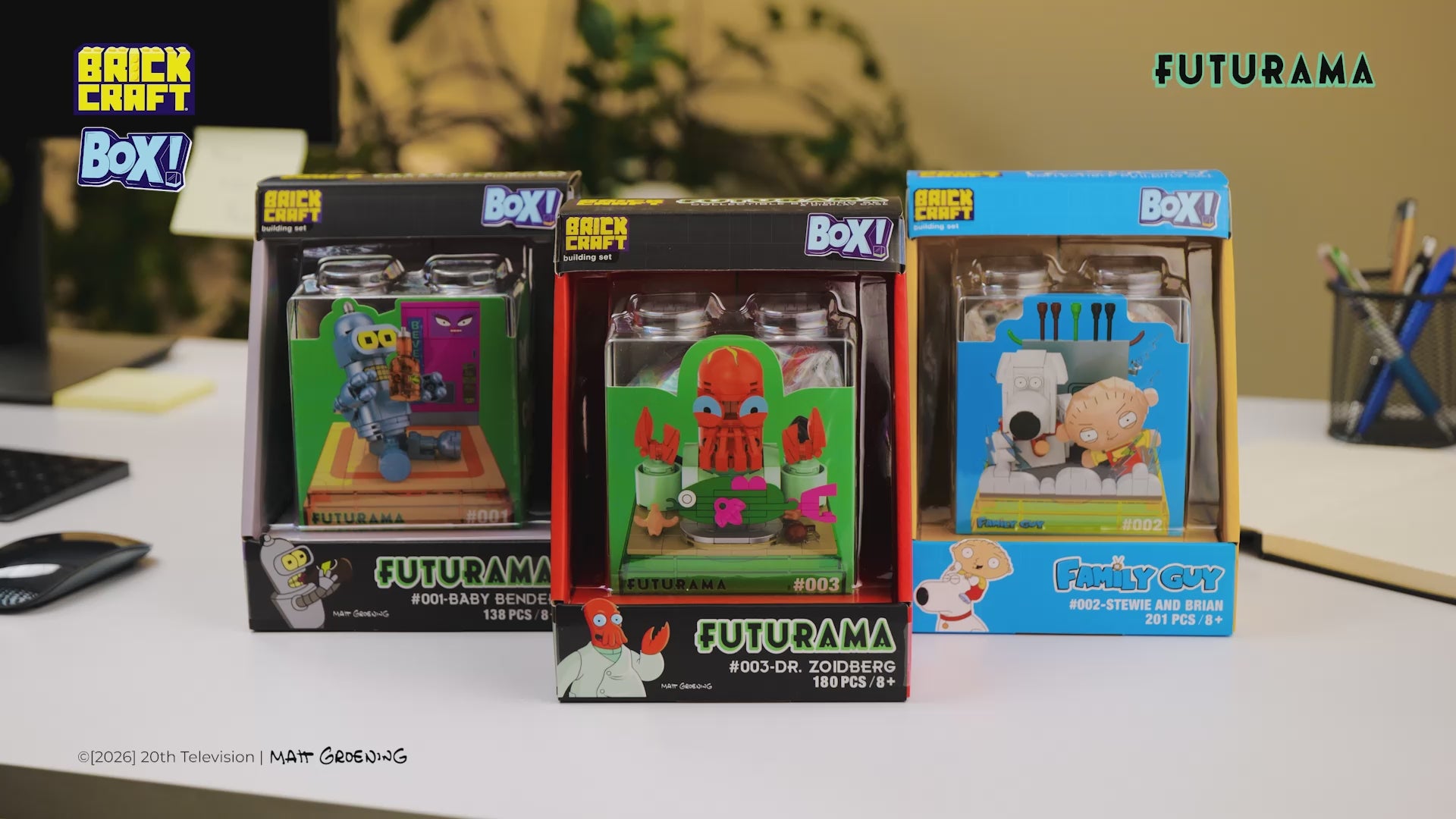Brickcraft x Futurama Dr. Zoidberg Box! Collectors Kit – #003