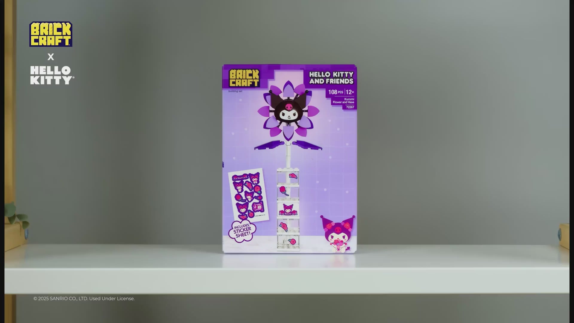 Kuromi Flower & Vase