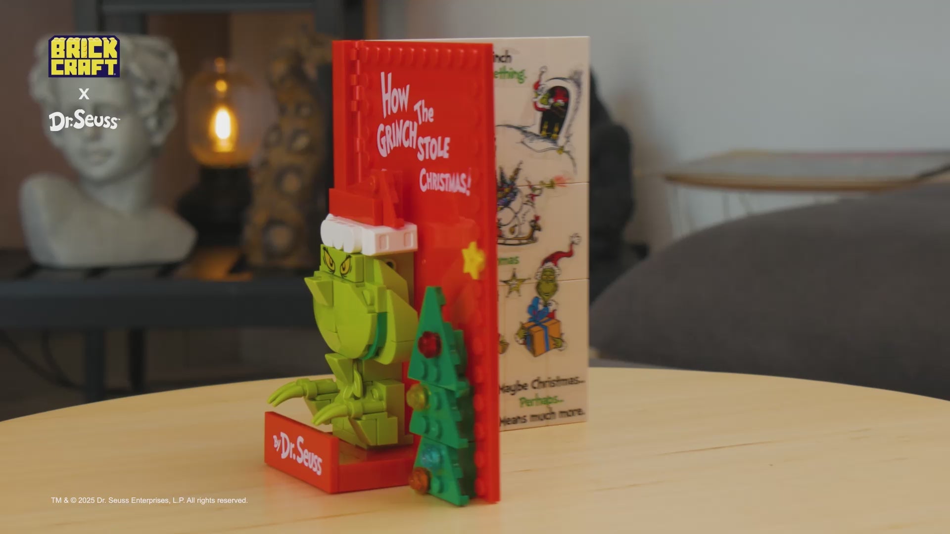 Brickcraft x Dr. Seuss Green Eggs and Ham Book Brick Building Set