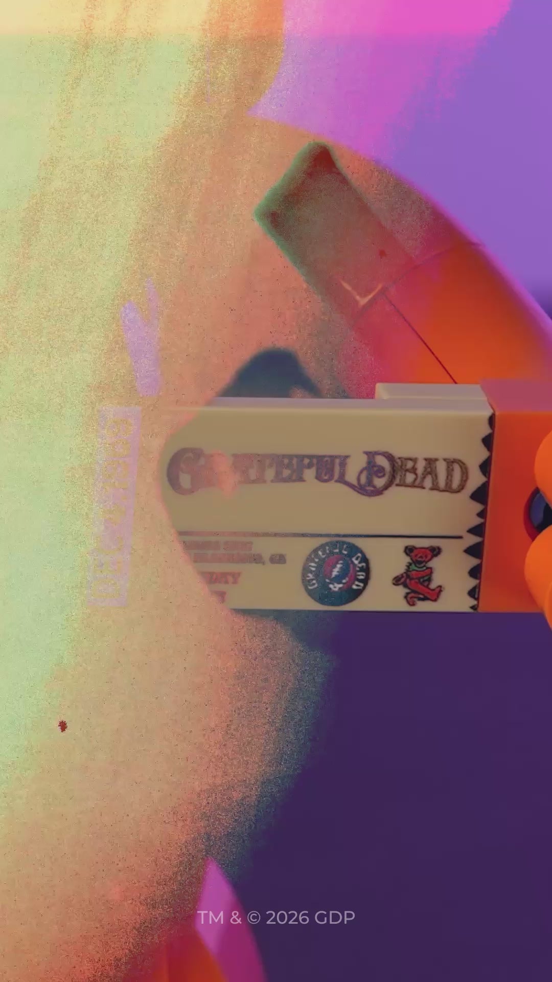 Ashbury Orange Dancing Bear